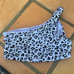 Ryderwear one shoulder sports bra